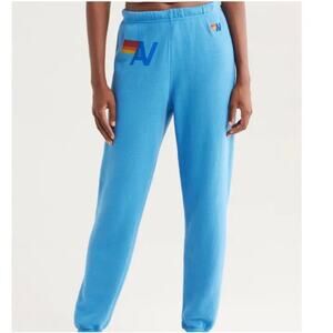 Aviator Nation Blue Sweatpants Women's Large